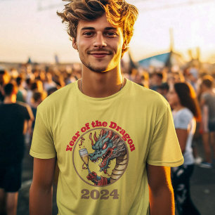 Camiseta Signo del año del dragón 2024 Zodiaco lunar