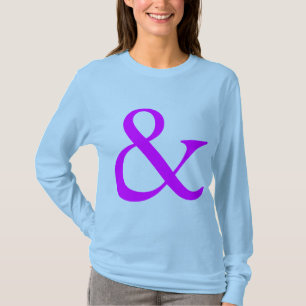 Camiseta Signo "&" - magenta