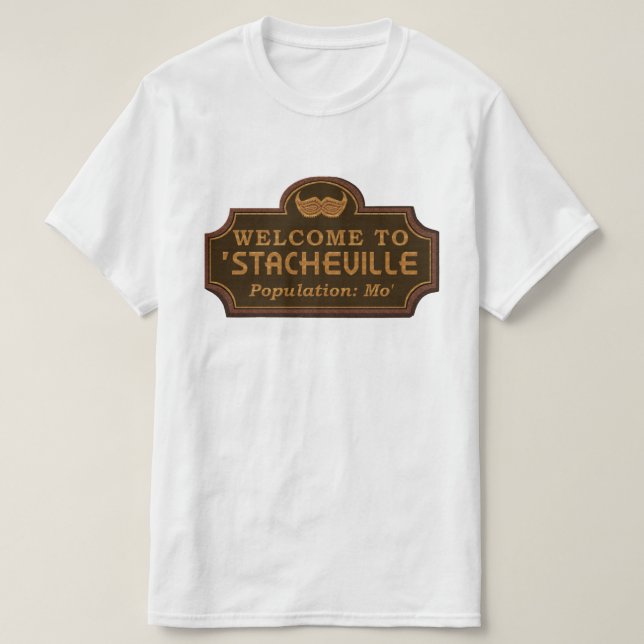 Camiseta Signo positivo divertido del MES del bigote (Diseño del anverso)