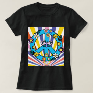 Camiseta Signo Retro de Paz