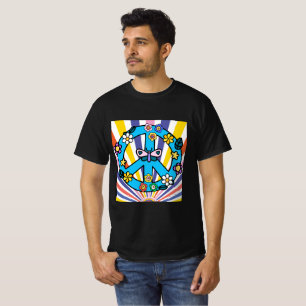 Camiseta Signo Retro de Paz