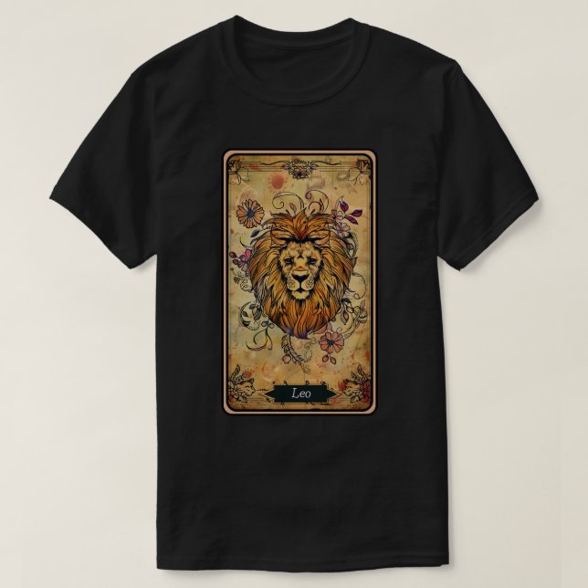 Camiseta Signo solar Leo (Diseño del anverso)
