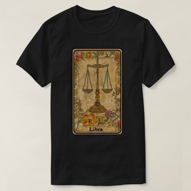 Camiseta Signo solar Libra (Diseño del anverso)