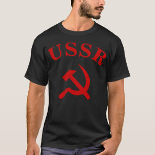 Camiseta Signo URSS y símbolo del martillo y la hoz