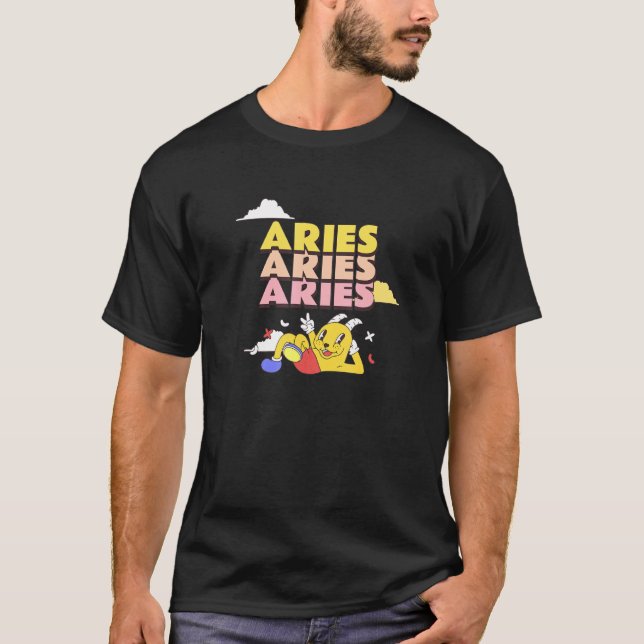 Camiseta Signo zodiacal Aries (Anverso)