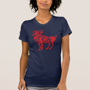 Camiseta Signo zodiacal Aries Grunge 21 de marzo - 19 de ab