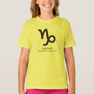 Camiseta signo zodiacal Capricornio