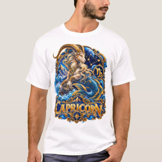 Camiseta Signo zodiacal Capricornio Cabra marina Astrología