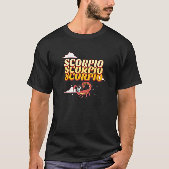 Camiseta Signo zodiacal Escorpio (Anverso)