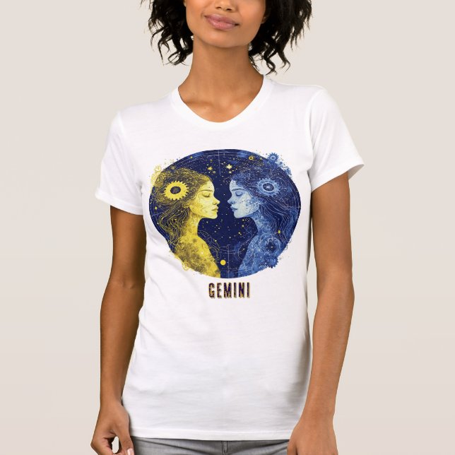 Camiseta Signo zodiacal Géminis (Anverso)