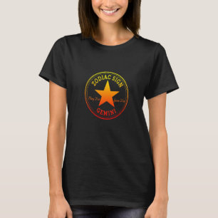 Camiseta SIGNO ZODIACAL GÉMINIS nacidos en mayo y junio Ast