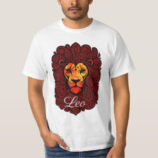 Camiseta signo zodiacal Leo astrología nacimiento cabeza de