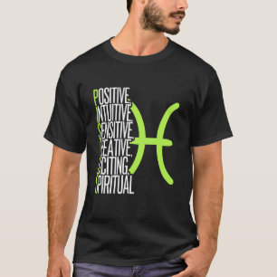 Camiseta Signo Zodiacal Piscis Constelación Cumpleaños Hor