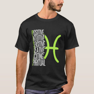 Camiseta Signo Zodiacal Piscis Constelación Cumpleaños Hor