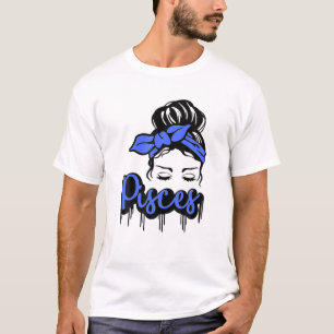 Camiseta Signo zodiacal Piscis Divertido Marzo Para Cumplea