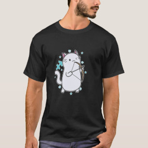 Camiseta Signo zodiacal Sagitario gato