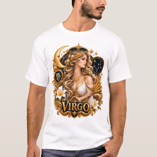 Camiseta Signo zodiacal Virgo Astrología Doncella Celeste