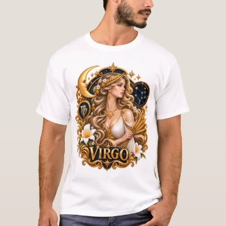Camiseta Signo zodiacal Virgo Astrología Doncella Celeste