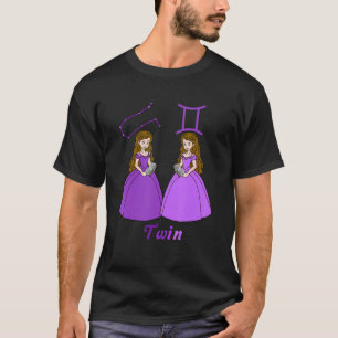 Camiseta Signo zodiaco Gemini, Constellation Gemini, Prince