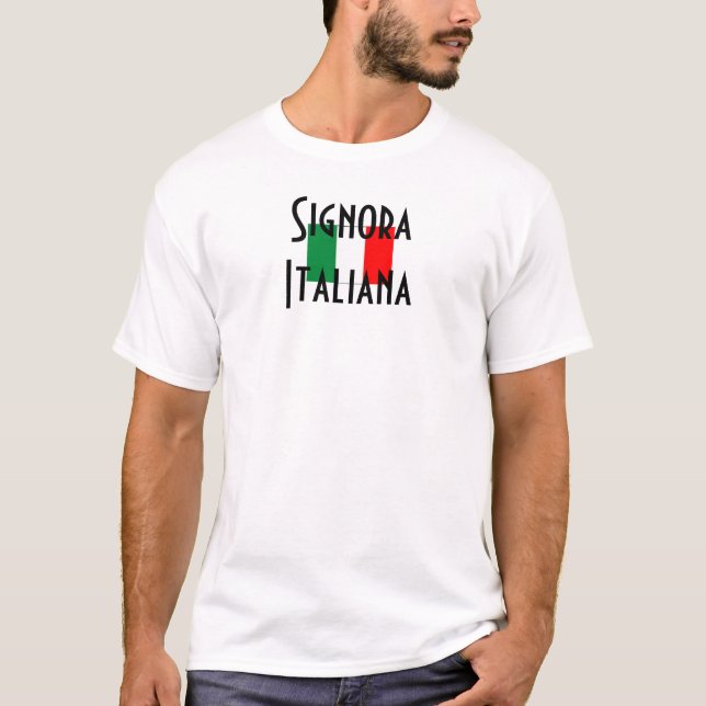 Camiseta Signora Italiana (Anverso)