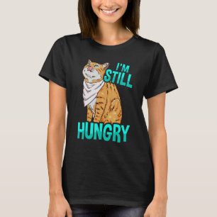 Camiseta Sigo hambriento de Ilustracion de gato para el gat