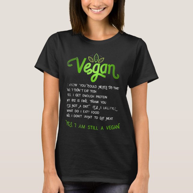 Camiseta Sigo Siendo Un Regalo De Vida Vegetario Vegetarian (Anverso)