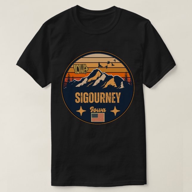 Camiseta Sigourney, Iowa (Diseño del anverso)