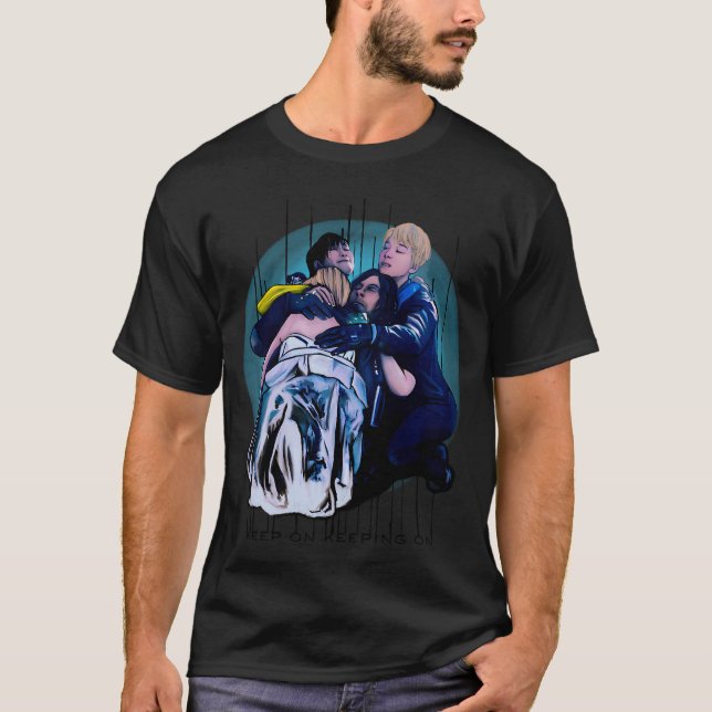 Camiseta Sigue adelante arte de DS2 (Anverso)