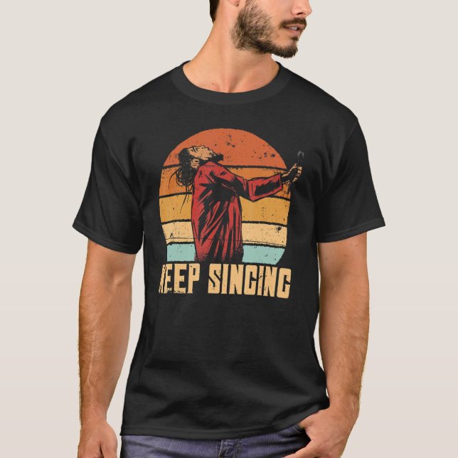 Camiseta Sigue Cantando Para Reggae Rasta (Anverso)