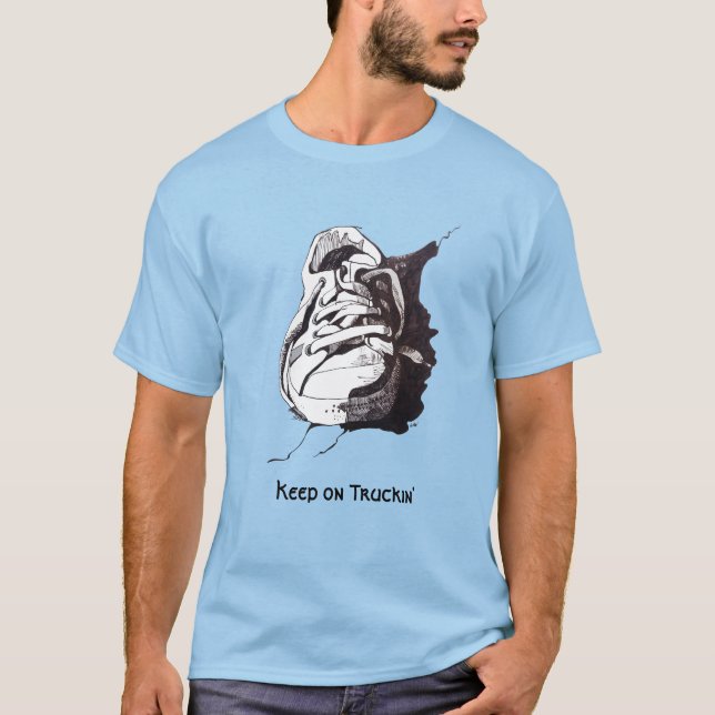Camiseta Sigue en la camioneta (Anverso)
