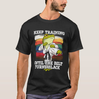 Camiseta Sigue entrenando karate hasta que la cinta se vuel