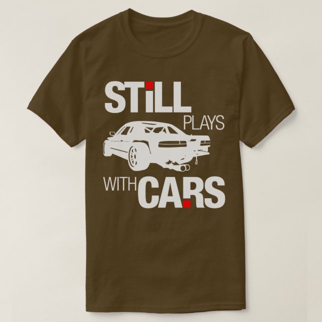Camiseta Sigue jugando con los coches (2) (Diseño del anverso)