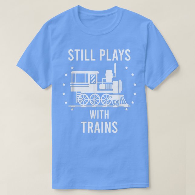 Camiseta Sigue jugando con Trains  (Diseño del anverso)