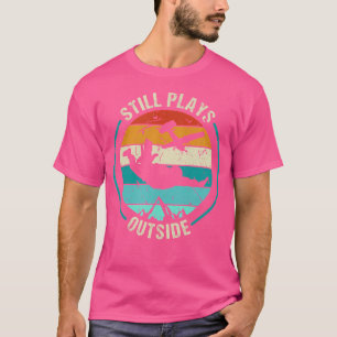 Camiseta Sigue jugando fuera del paracaídas de parapente en
