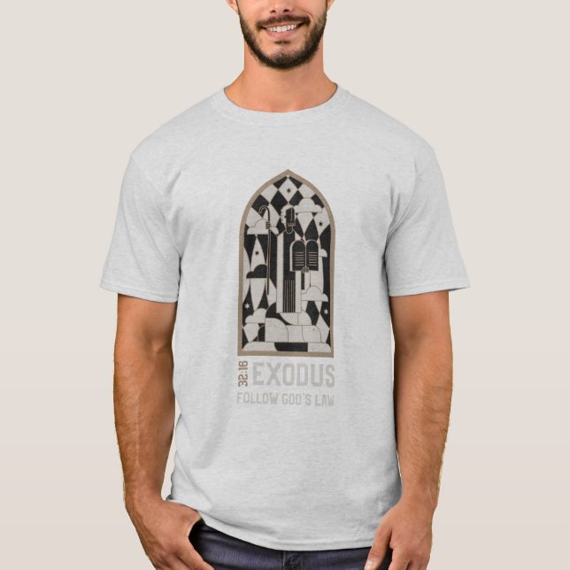 Camiseta Sigue la ley cristiana de Dios (Anverso)