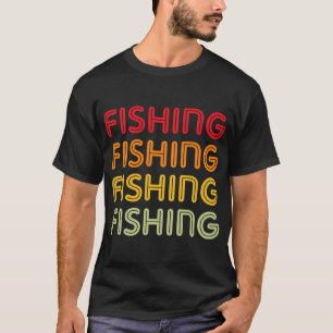 Camiseta Sigue Lanzando, Sigue Esperando. Diseño de pesca