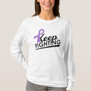 Camiseta Sigue luchando contra la conciencia de la cinta mo