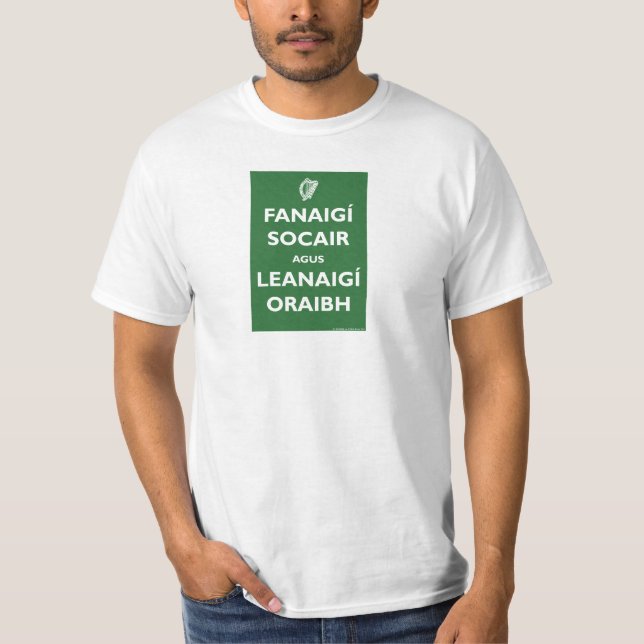 Camiseta ¡Sigue siendo tranquilo… es una camiseta! (Anverso)