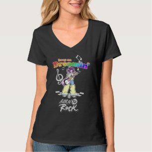 Camiseta Sigue Soñando Guitarrista Anime Y2K 