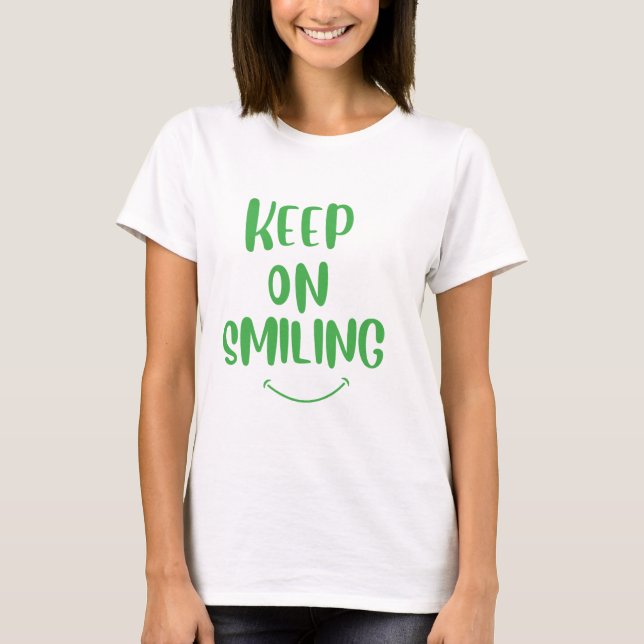 Camiseta Sigue Sonriendo (Anverso)
