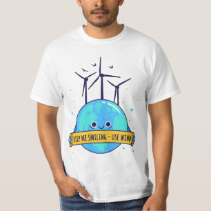 Camiseta Sigue Sonriendo - Usa Energía Eólica