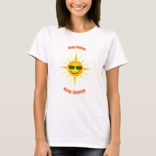 Camiseta Sigue sonriendo y brillando