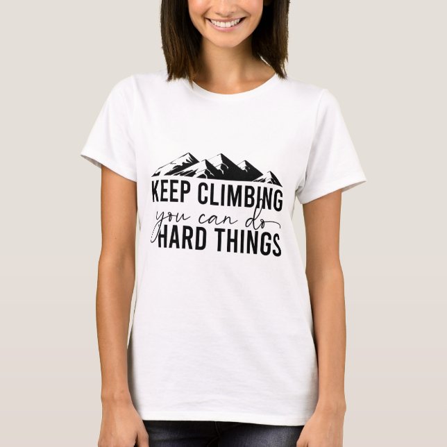 Camiseta Sigue Subiendo (Anverso)