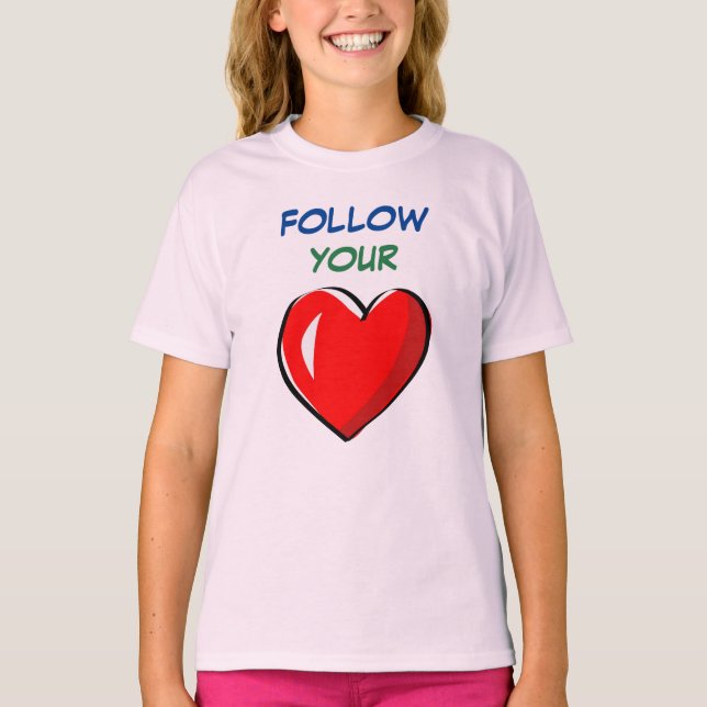 CAMISETA SIGUE TU CORAZÓN (Anverso)