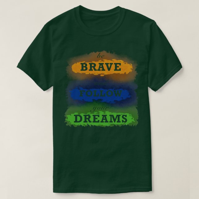 Camiseta Sigue tus sueños (Diseño del anverso)