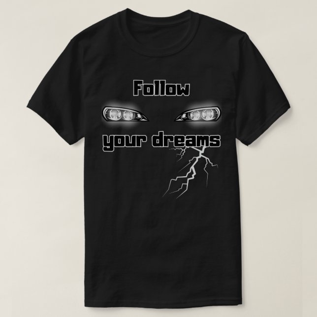 Camiseta Sigue tus sueños 3 (Diseño del anverso)