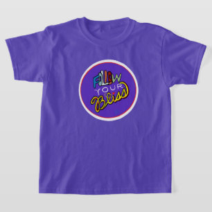 Camiseta Sigue tus tonterías - Vibrante impresión de arte m