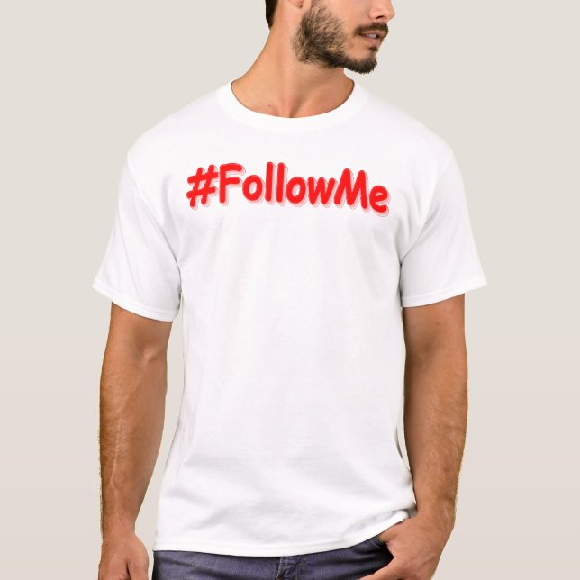 Camiseta "Sígueme" Diseño Cuto. ¡Hazte con una en Zazzle (Anverso)