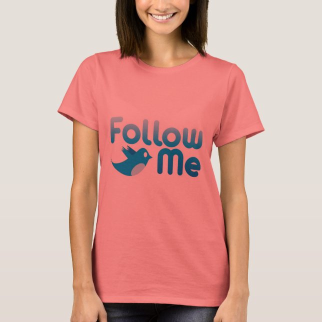 Camiseta Sígueme Twitter Mr Funny Parody (Anverso)