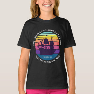 Camiseta Siguiendo La Luz Del Día De Sol Colón De 1942